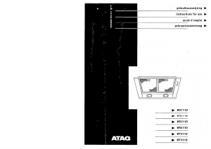Handleiding ATAG WS111D Afzuigkap