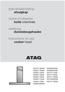 Mode d’emploi ATAG WS1011LAM Hotte aspirante