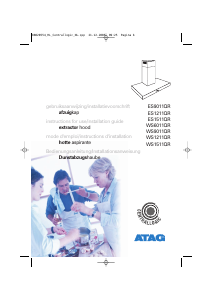 Handleiding ATAG WS6011QR Afzuigkap