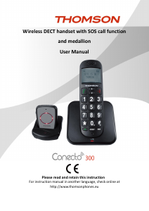 Manual Thomson Conecto 300 Wireless Phone