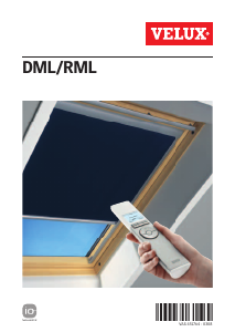 사용 설명서 Velux DML 롤러 블라인드