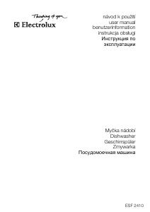 Руководство Electrolux ESF2410 Посудомоечная машина