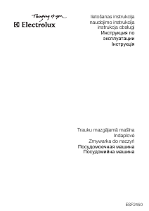 Rokasgrāmata Electrolux ESF2450 Trauku mašīna