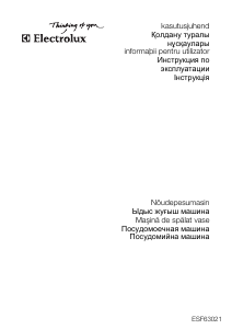 Руководство Electrolux ESF63021 Посудомоечная машина