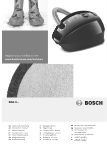 Εγχειρίδιο Bosch BGL3A313 Ηλεκτρική σκούπα