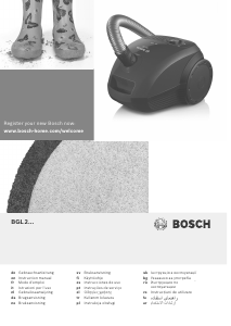 Manual Bosch BGL25A310 Vacuum Cleaner
