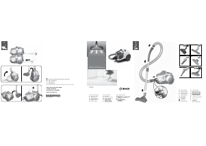Руководство Bosch BGS1U1805 Пылесос