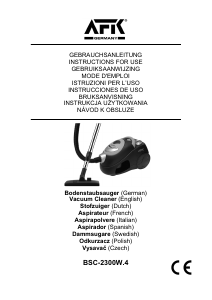 Mode d’emploi AFK BSC-2300W.4 Aspirateur