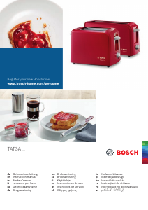 Kullanım kılavuzu Bosch TAT3A016 Ekmek kızartma makinesi