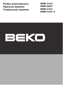 Instrukcja BEKO WMB 50831 Pralka