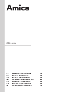 Instrukcja Amica EGS 16183 Zamrażarka