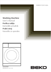 Manual BEKO WMB 81242 LMA Washing Machine