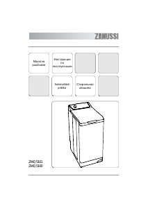 Návod Zanussi ZWQ 5101 Práčka