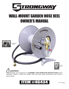 Strongway Wall Mount Garden Hose Reel