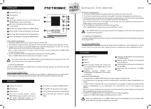 Mode d’emploi Metronic 475530 Memo Frigo Cadre photo numérique