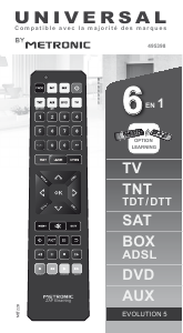 Manual Metronic 495398 Zap 6 Remote Control