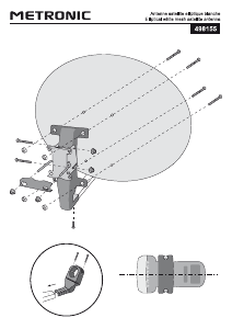 Manual de uso Metronic 498155 Antena parabólica