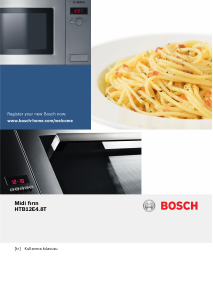 Kullanım kılavuzu Bosch HTB12E458T Fırın