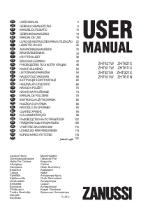 Manuale Zanussi ZHT611X Cappa da cucina