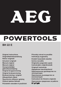 Bruksanvisning AEG BH 22 E Borhammer