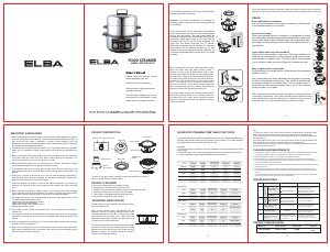 Handleiding Elba EFS-F6023(SS) Stoomkoker