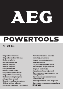 Manuale AEG KH 24 XE Martello perforatore