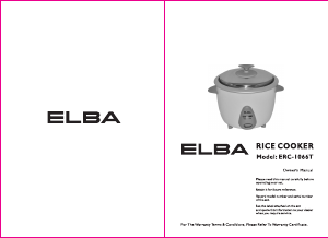 Manual Elba ERC-1066T Rice Cooker