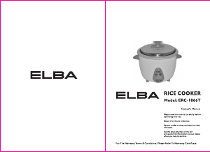 Manual Elba ERC-1866T Rice Cooker