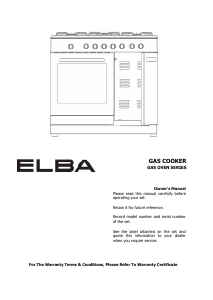 Manual Elba EGC-C9703G(BK) Range