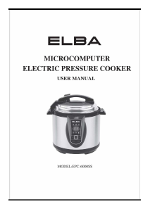 Manual Elba EPC-6000SS Pressure Cooker