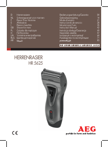 Handleiding AEG HR 5625 Scheerapparaat