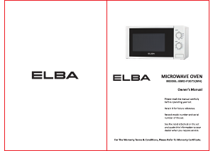 Manual Elba EMO-F2073(WH) Microwave