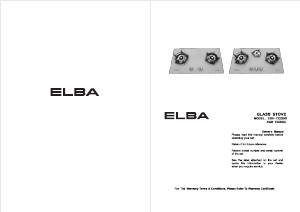 Manual Elba EGH-7333BG Hob
