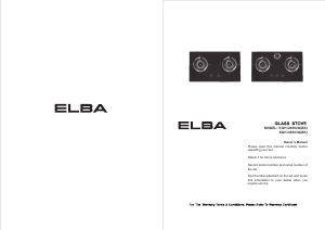 Manual Elba EGH-D8503G(BK) Hob