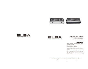 Manual Elba EGS-G7442SG(BK) Hob