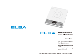 Manual Elba EIC-A1718(WH) Hob