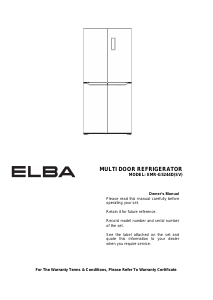 Handleiding Elba EMR-G5244D(SV) Koel-vries combinatie