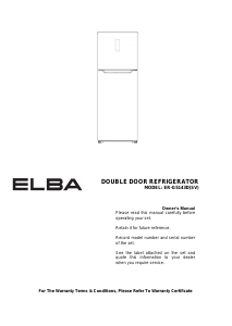 Manual Elba ULTIMO ER-G5143D(SV) Fridge-Freezer
