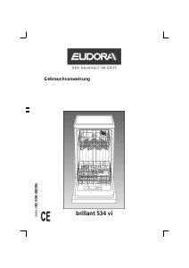 Bedienungsanleitung Eudora Brillant 534vi Geschirrspüler