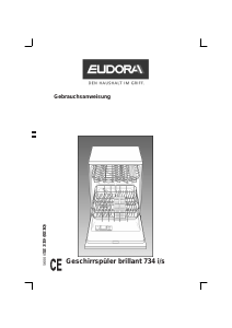 Bedienungsanleitung Eudora Brillant 734is Geschirrspüler