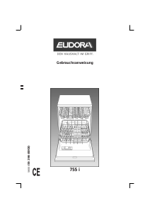 Bedienungsanleitung Eudora Brillant 755i Geschirrspüler