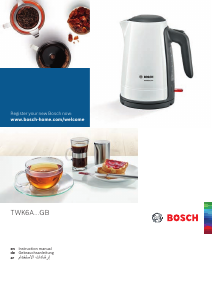 Bedienungsanleitung Bosch TWK6A033GB Wasserkocher