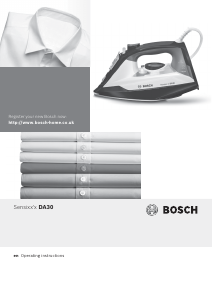 Manual Bosch TDA3018GB Iron