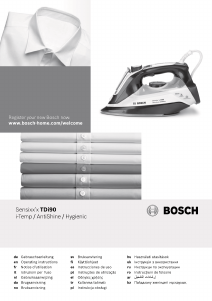Manual Bosch TDI902431E Fier de călcat