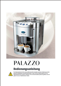Bedienungsanleitung Eudora Palazzo Kaffeemaschine
