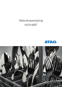 Handleiding ATAG VA7016RT Vaatwasser