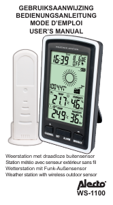 Manual Alecto WS-1100 Weather Station