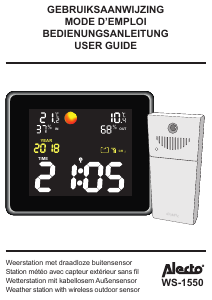 Manual Alecto WS-1550 Weather Station
