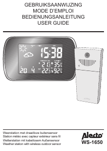 Manual Alecto WS-1650 Weather Station