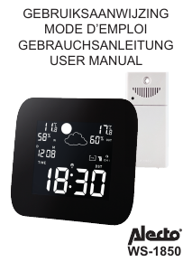 Manual Alecto WS-1850 Weather Station